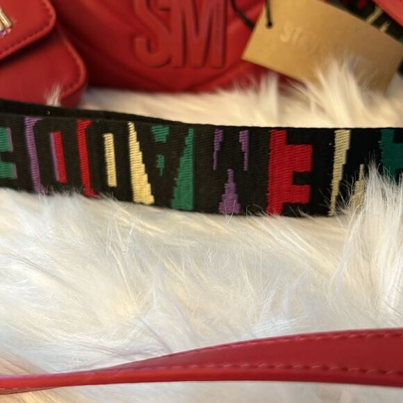 NWT Steve Madden (BARI) Crossbody Bag w/Airpod Case - Red - Picture 7 of 10